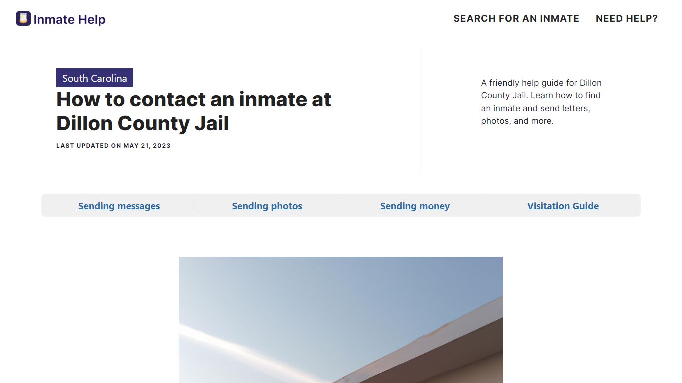 How to contact an inmate at Dillon County Jail - Inmate Help